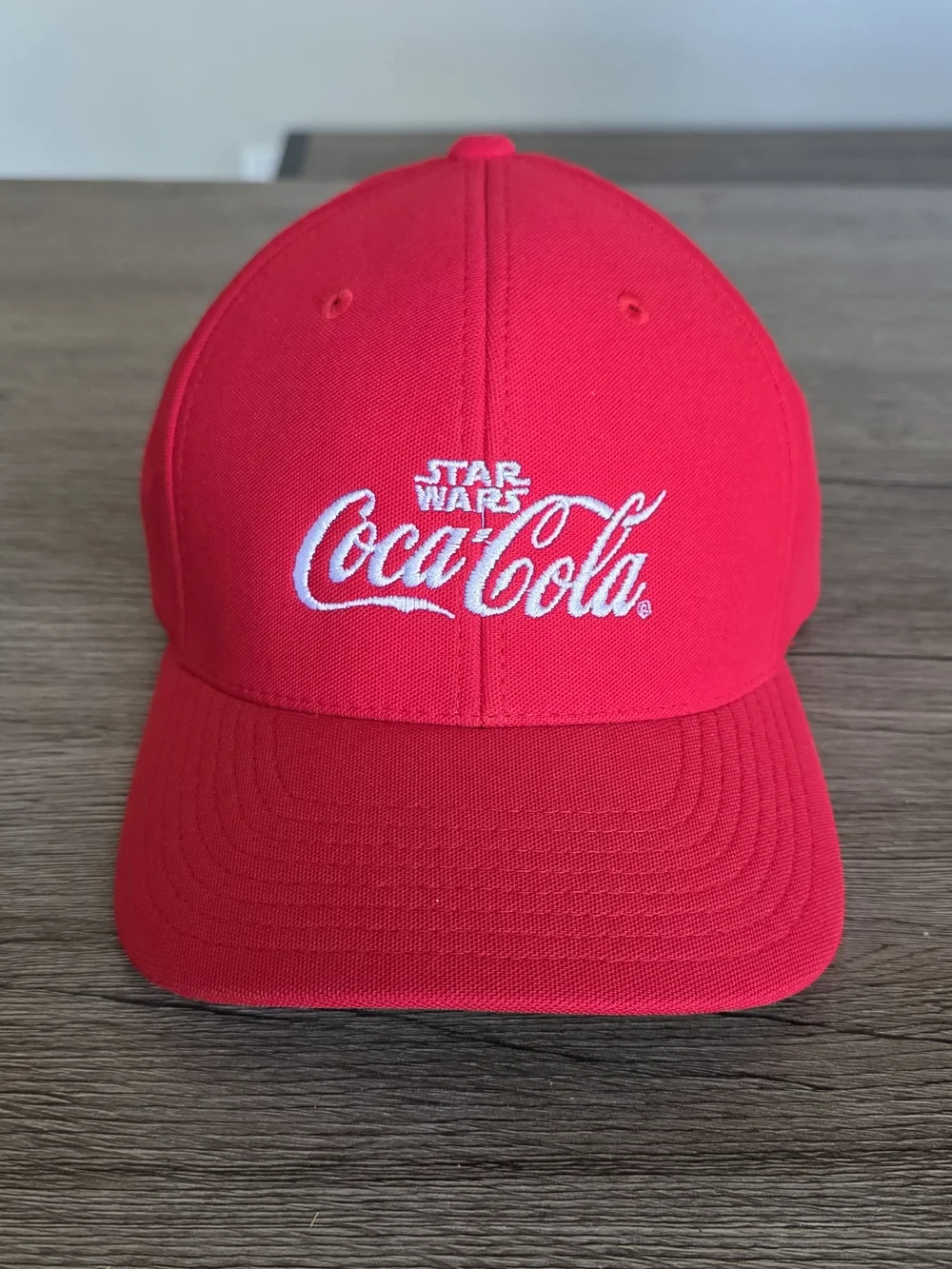 Coca Cola / Star Wars Official Dual Branded  Logo Baseball Cap Flex Fit Like New